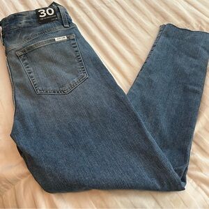 NWT Joe's Skinny Ankle Raw Hem Jeans, Size 30